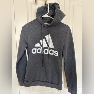 Women’s gray adidas hoodie sweatshirt size XS (4/6)